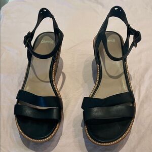 Camper Women's Black Leather Sandals